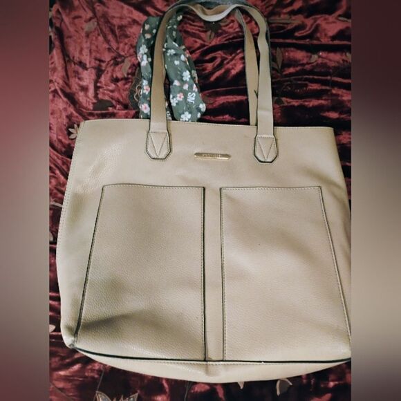 Steve Madden Tan Structured Tote Bag - Picture 1 of 13